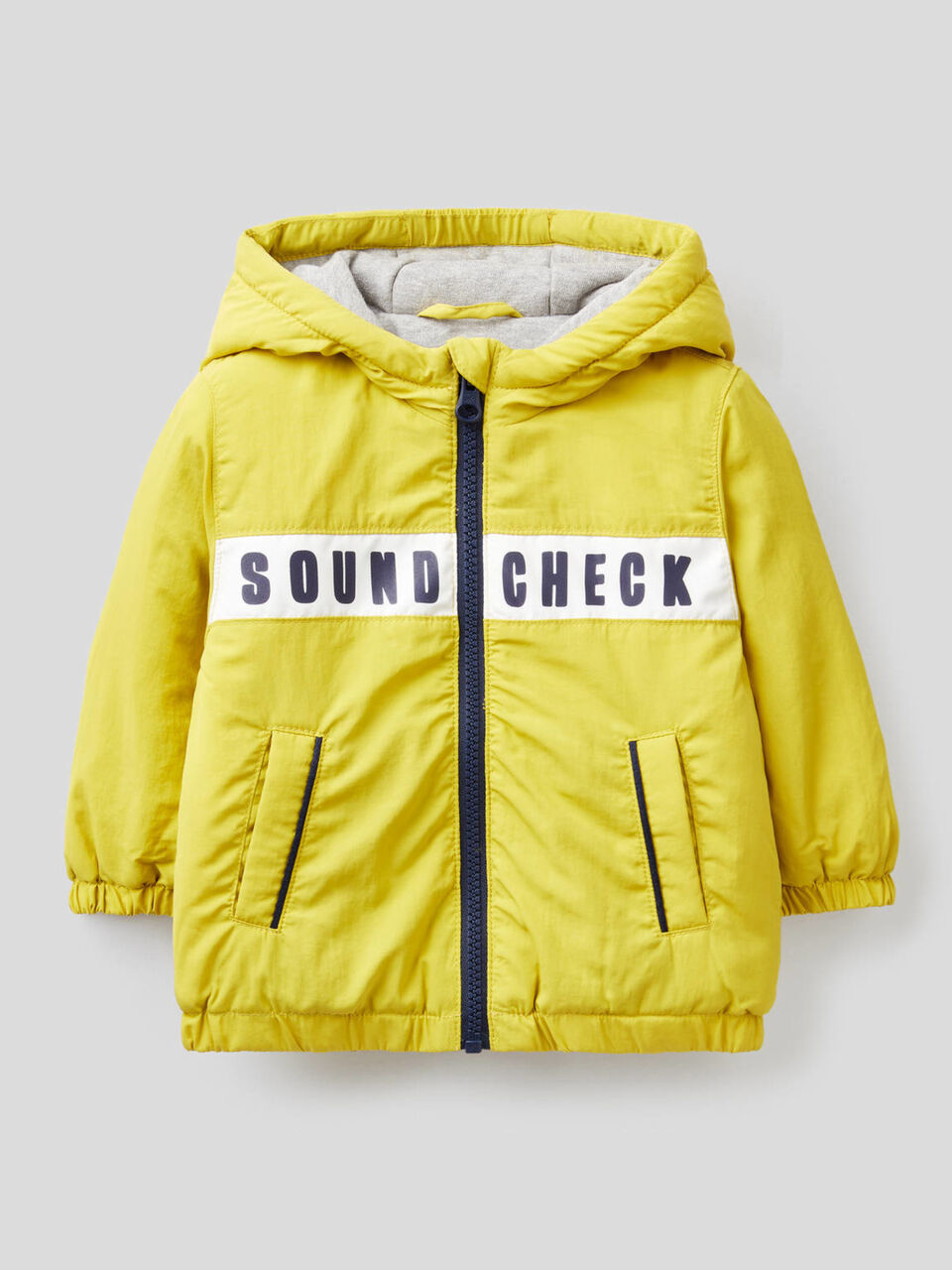 Lined jacket with hood image number 1