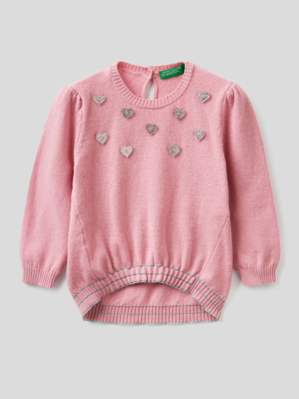 Sweater with glittery applique image number 1