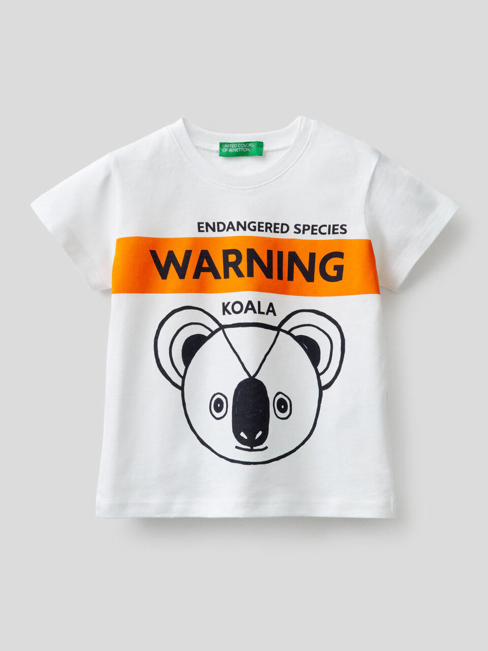 Pure cotton t-shirt with print image number 1