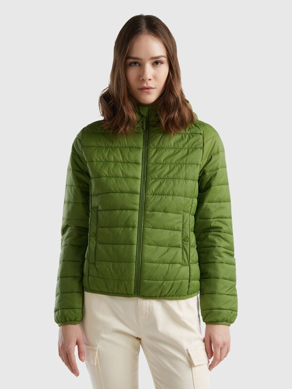 Puffer jacket with recycled wadding Women