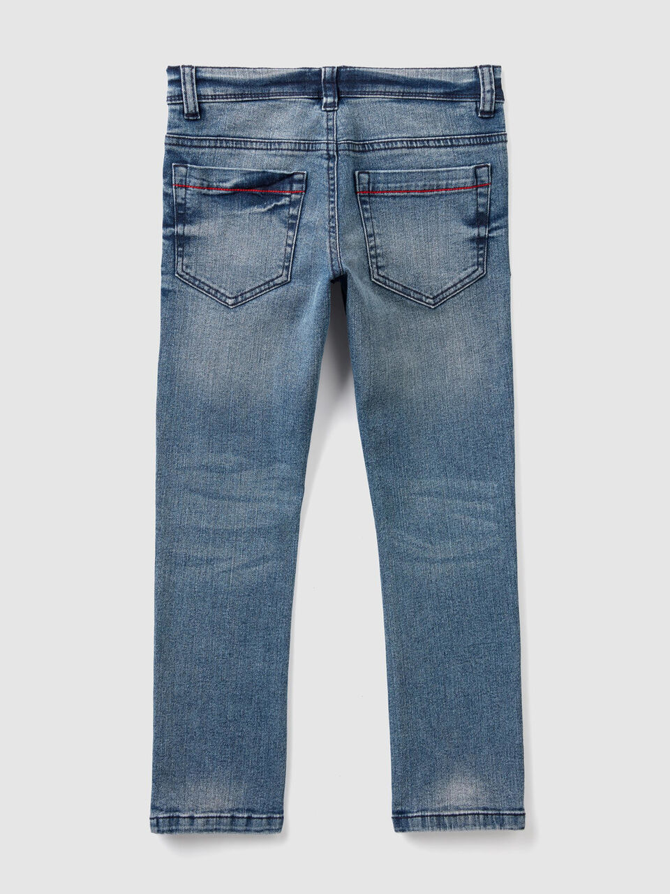 Slim fit jeans with colorful patches image number 2