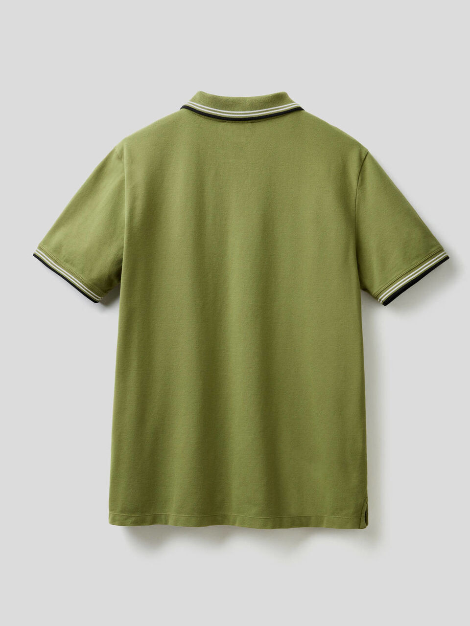 Short sleeve stretch cotton polo image number null