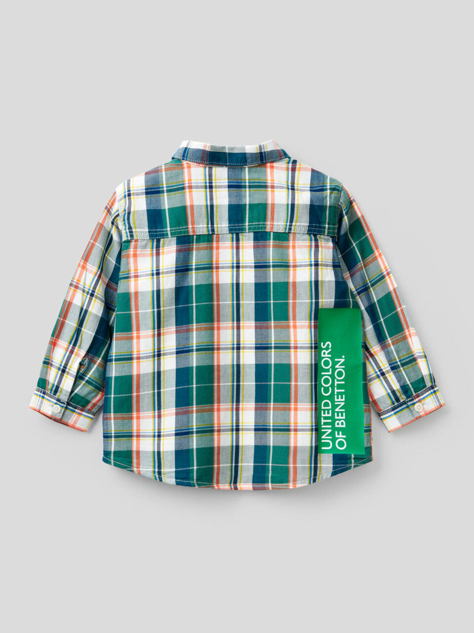 100% cotton check shirt image number 2