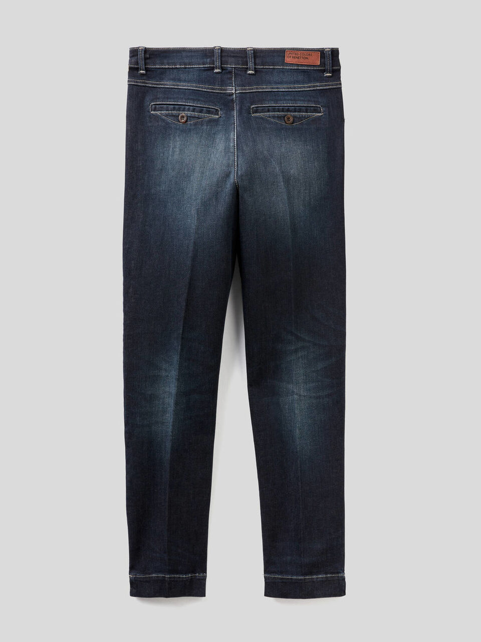 Slim fit denim chinos image number null
