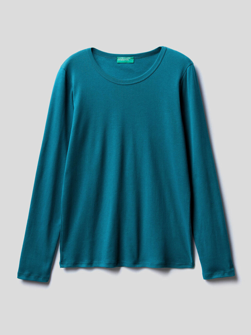 Long sleeve pure cotton t-shirt image number 1