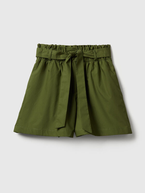 Bermuda shorts with sash Women