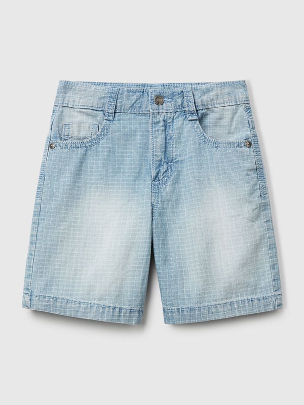 Straight check shorts Junior Boy