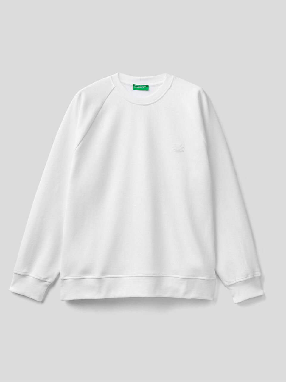 Lightweight sweatshirt with logo image number 1