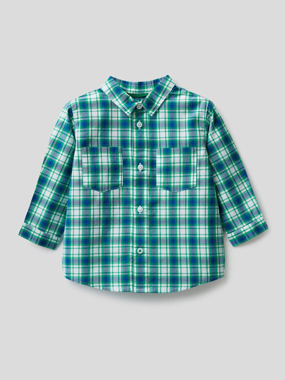 100% cotton check shirt image number 1