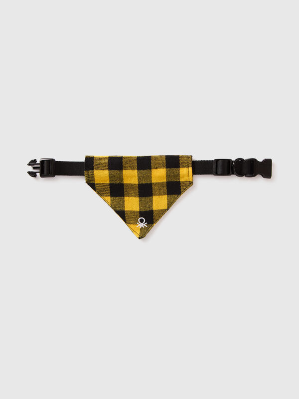 Checkered dog bandana