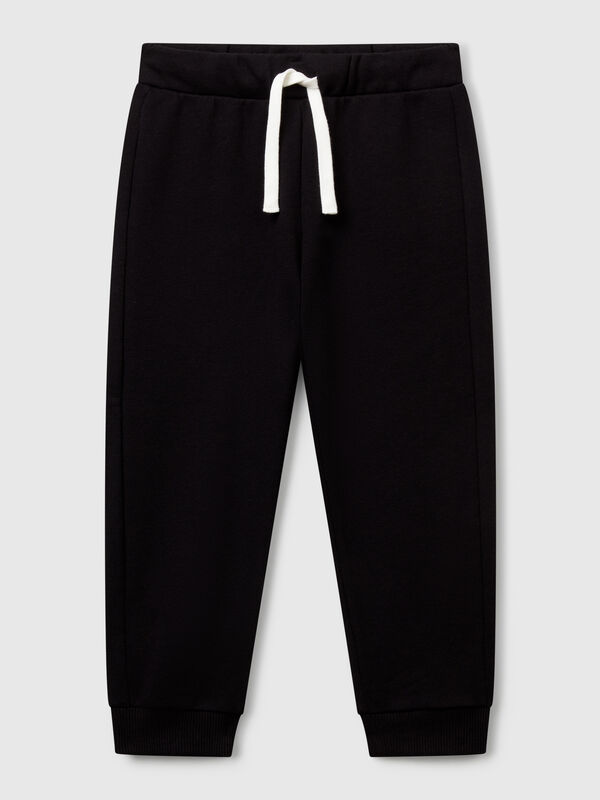 Cotton trousers with logo Junior Boy