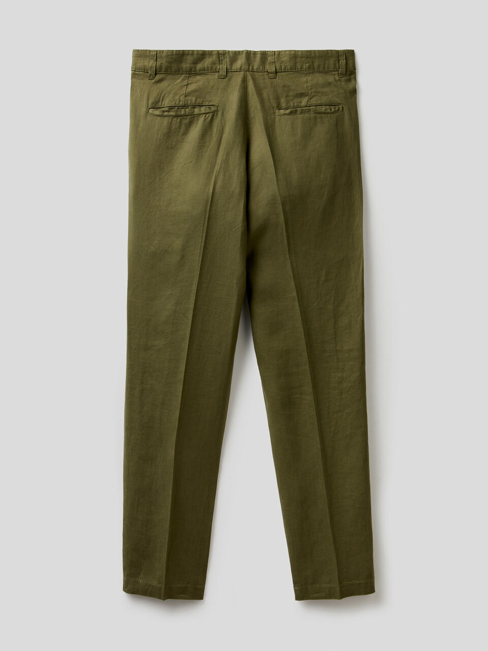 Chinos in pure linen image number 2