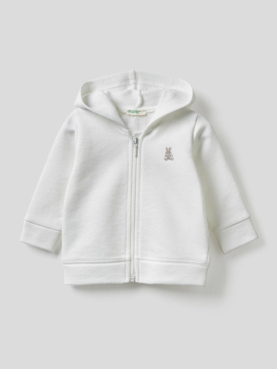Sweatshirt with hood in organic cotton image number null