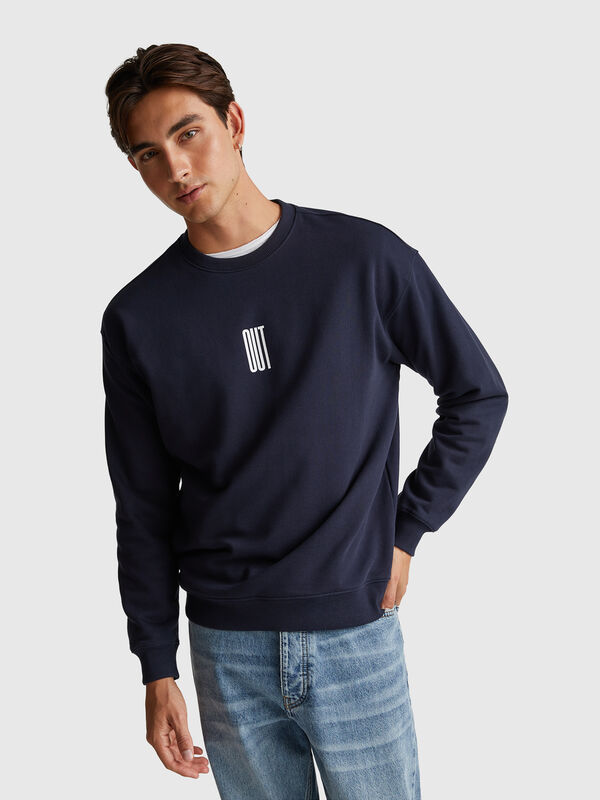 Relaxed fit sweatshirt with print Men
