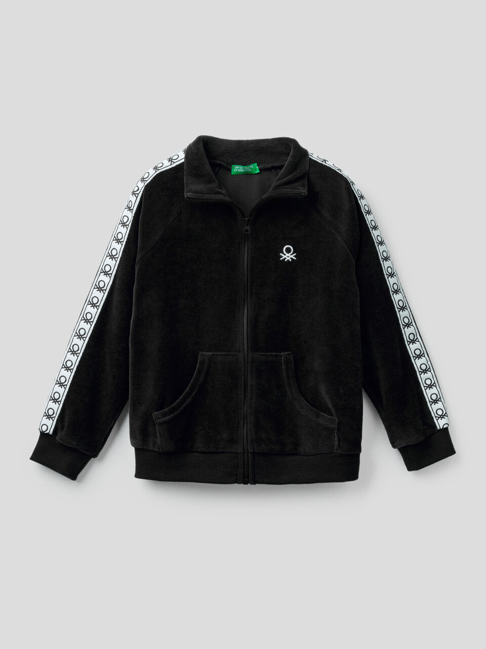 Chenille sweatshirt with logo image number 1