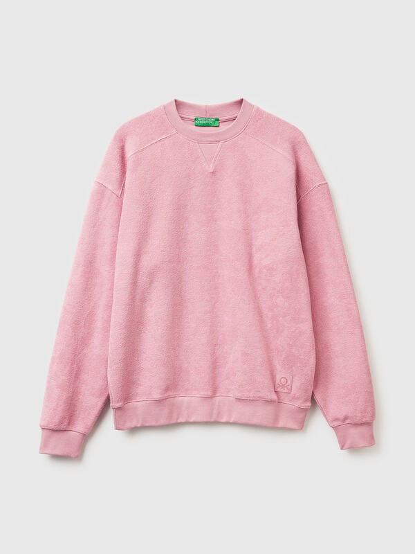 Sweatshirt in pure cotton Men