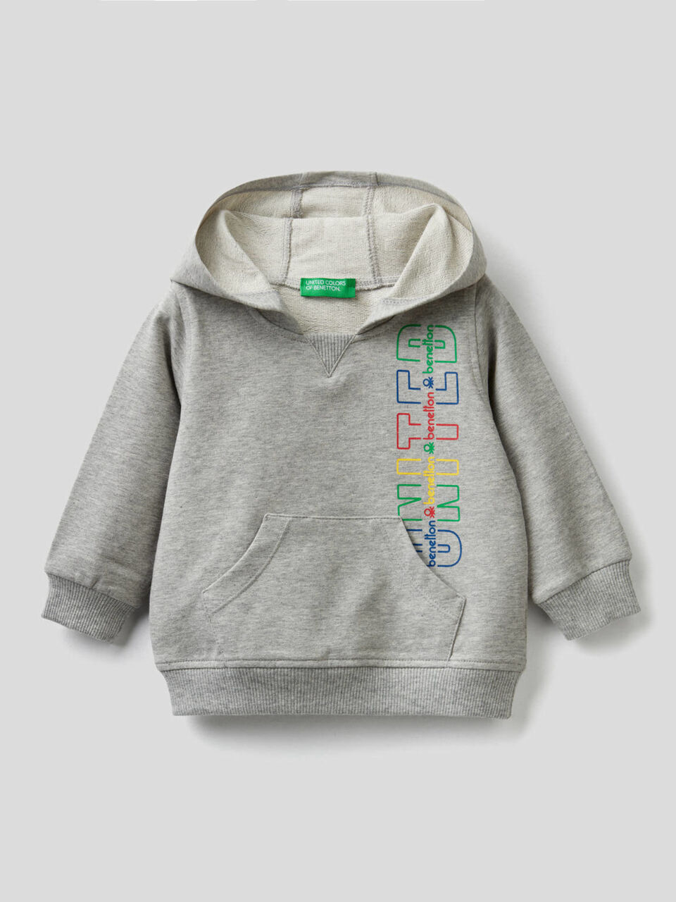 Hoodie in stretch cotton image number 1