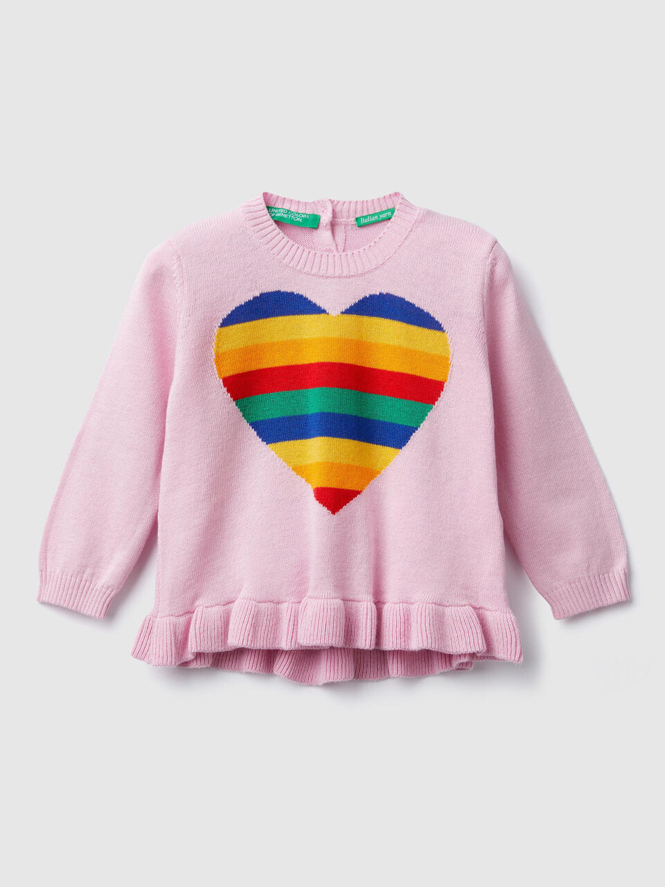 Sweater with rouches and inlay image number 1