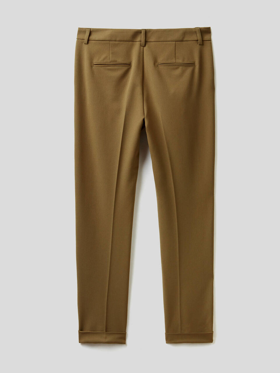 Stretch trousers with cuffs image number 2