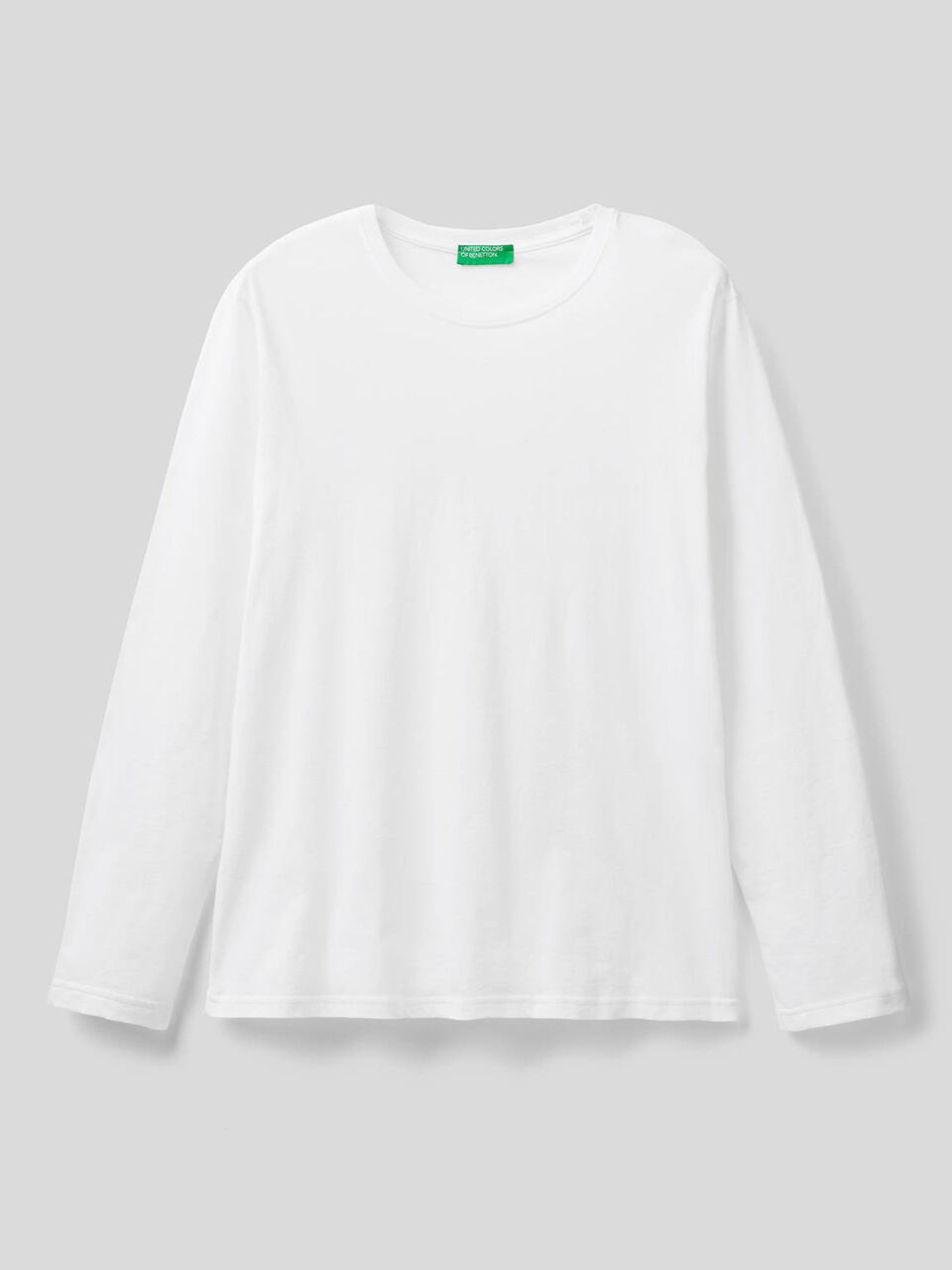 Long sleeve pure cotton t-shirt image number 1