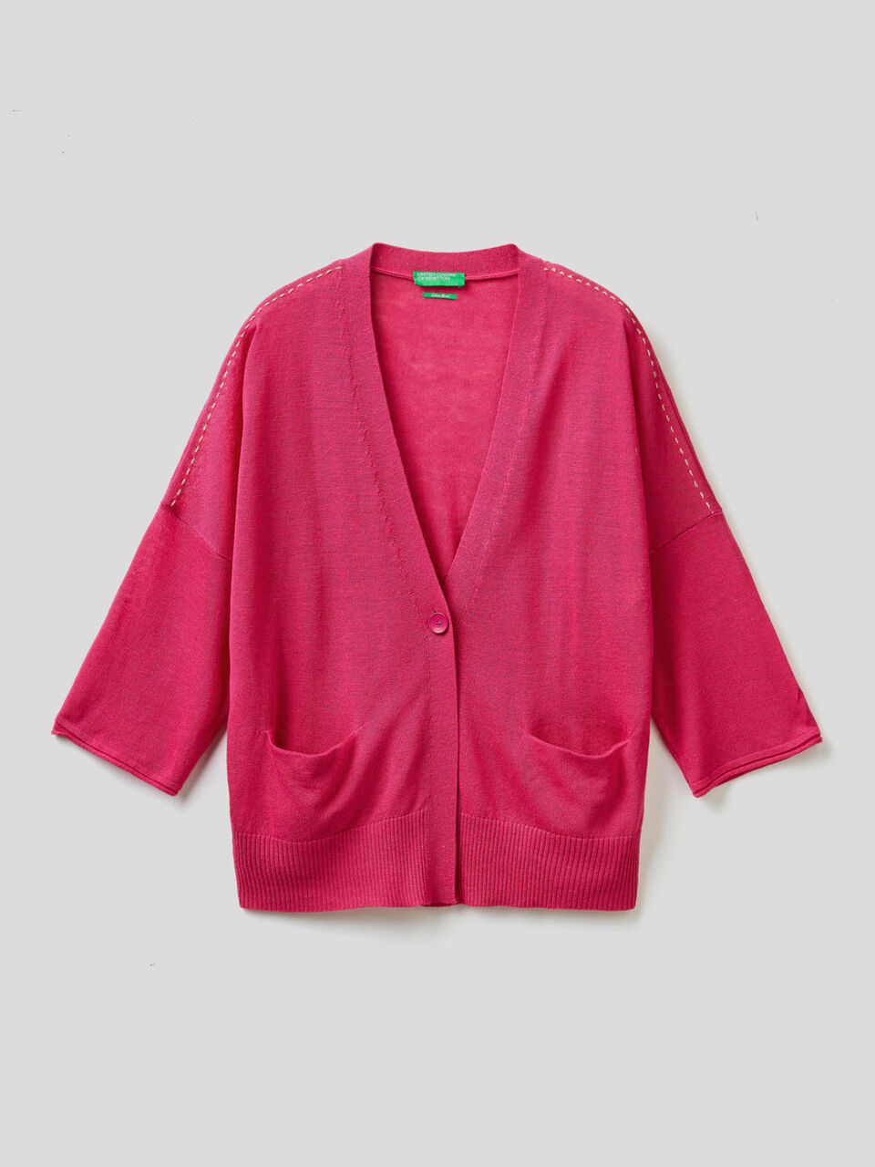 V-neck cardigan image number 1