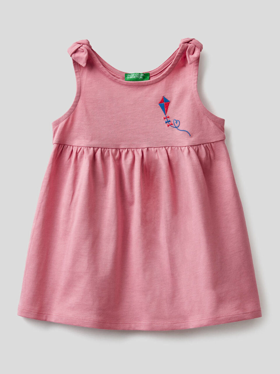 Flared dress with embroidery image number 1