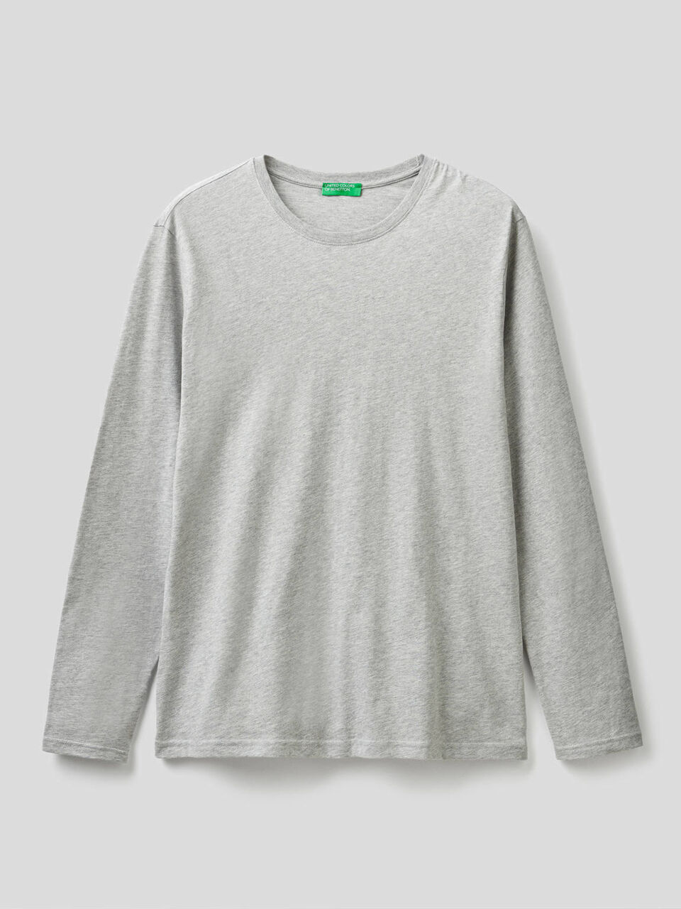 Long sleeve pure cotton t-shirt image number 1