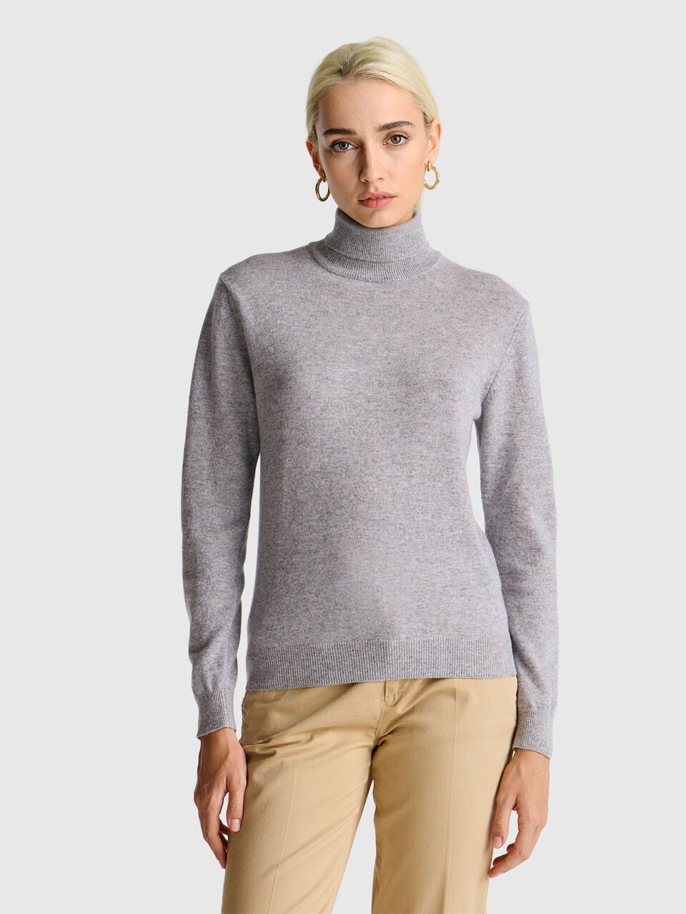 TURTLE NECK SWEATER Women image number null