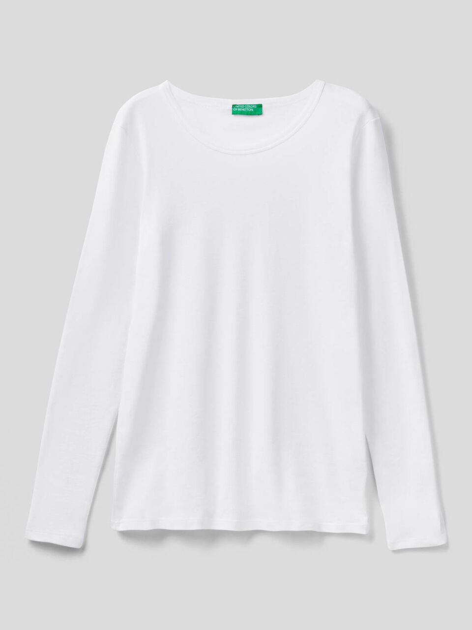 Long sleeve pure cotton t-shirt image number 1
