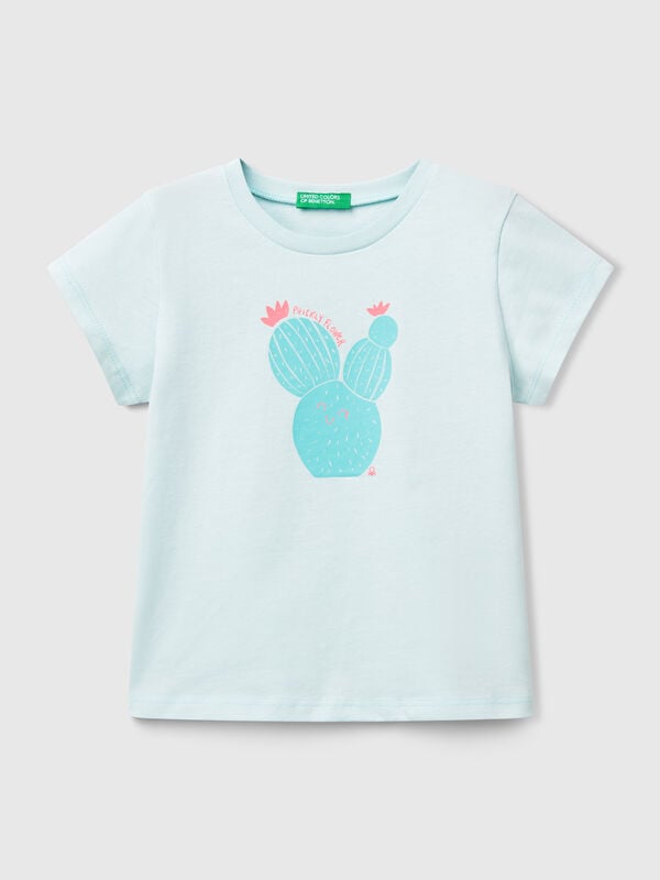 T-shirt with neon print Junior Girl