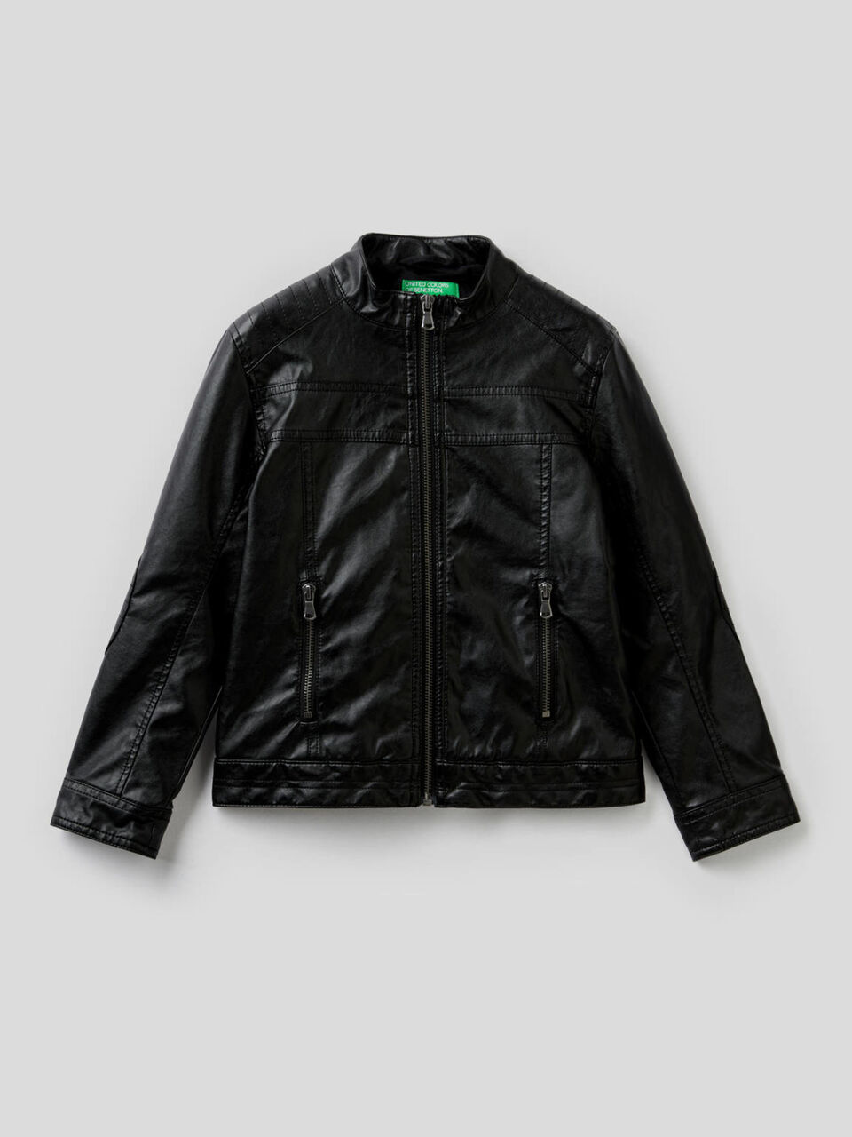 Biker style jacket image number 1