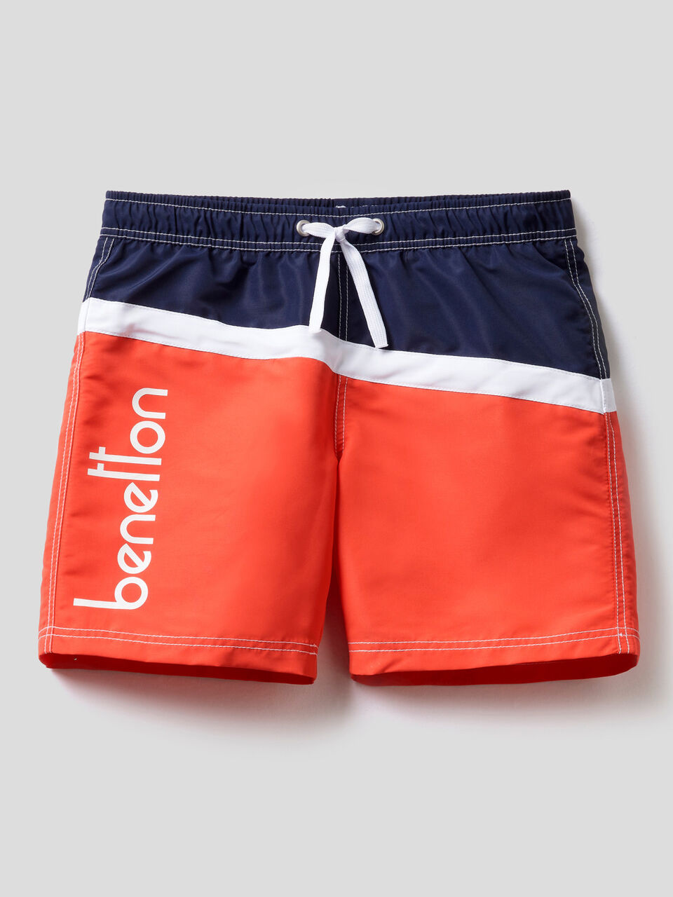 Logo print swim trunks image number 1