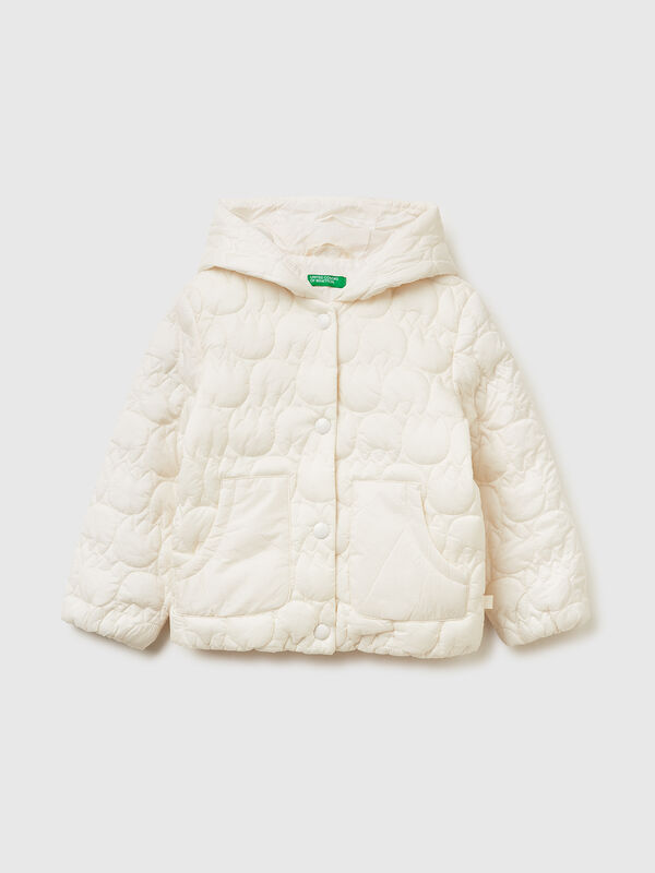 "Rain Defender" nylon padded jacket Junior Girl