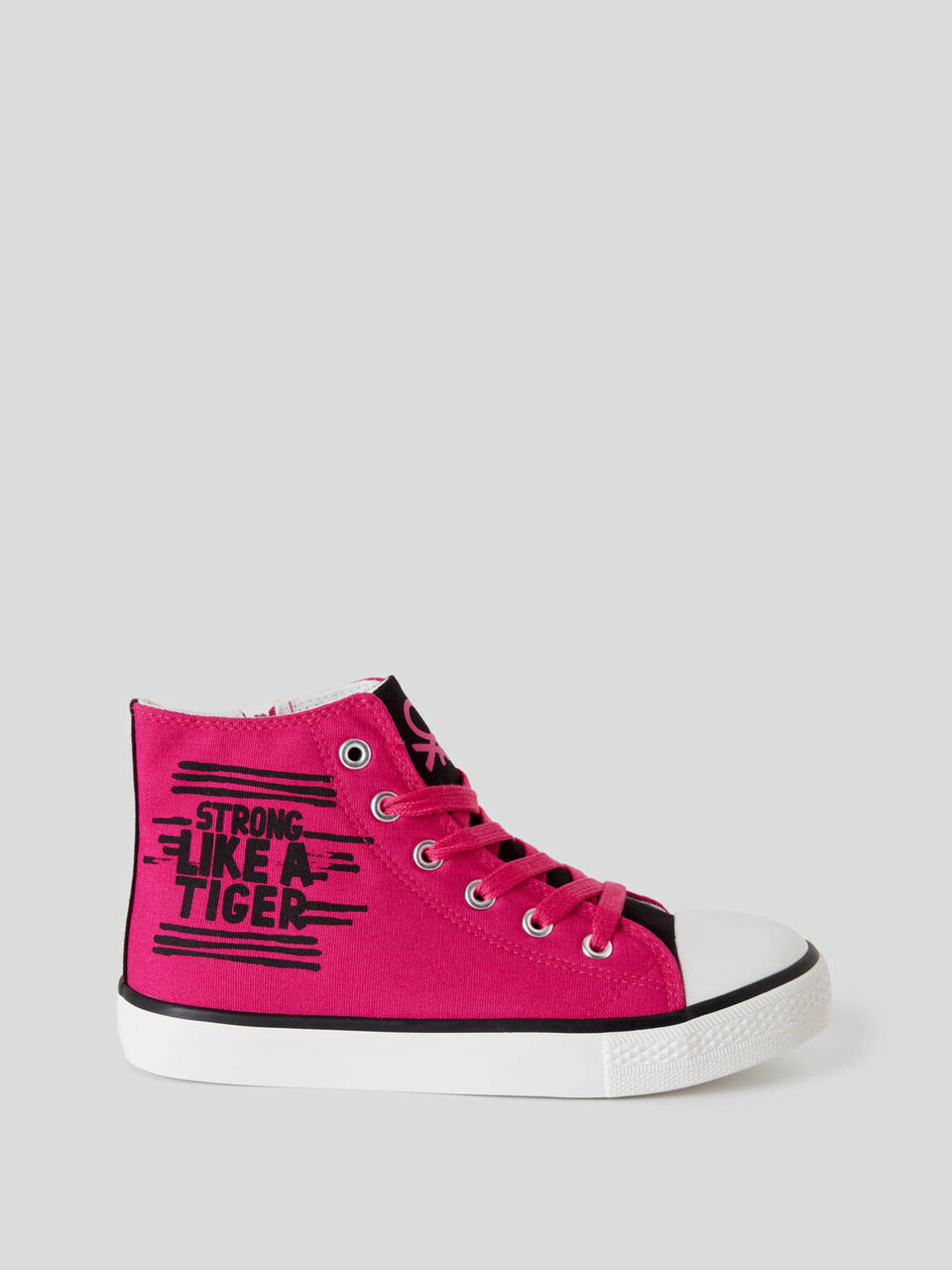 High-top sneakers with print image number 1