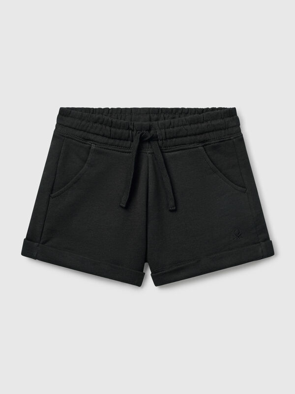 100% cotton fleece shorts Junior Girl