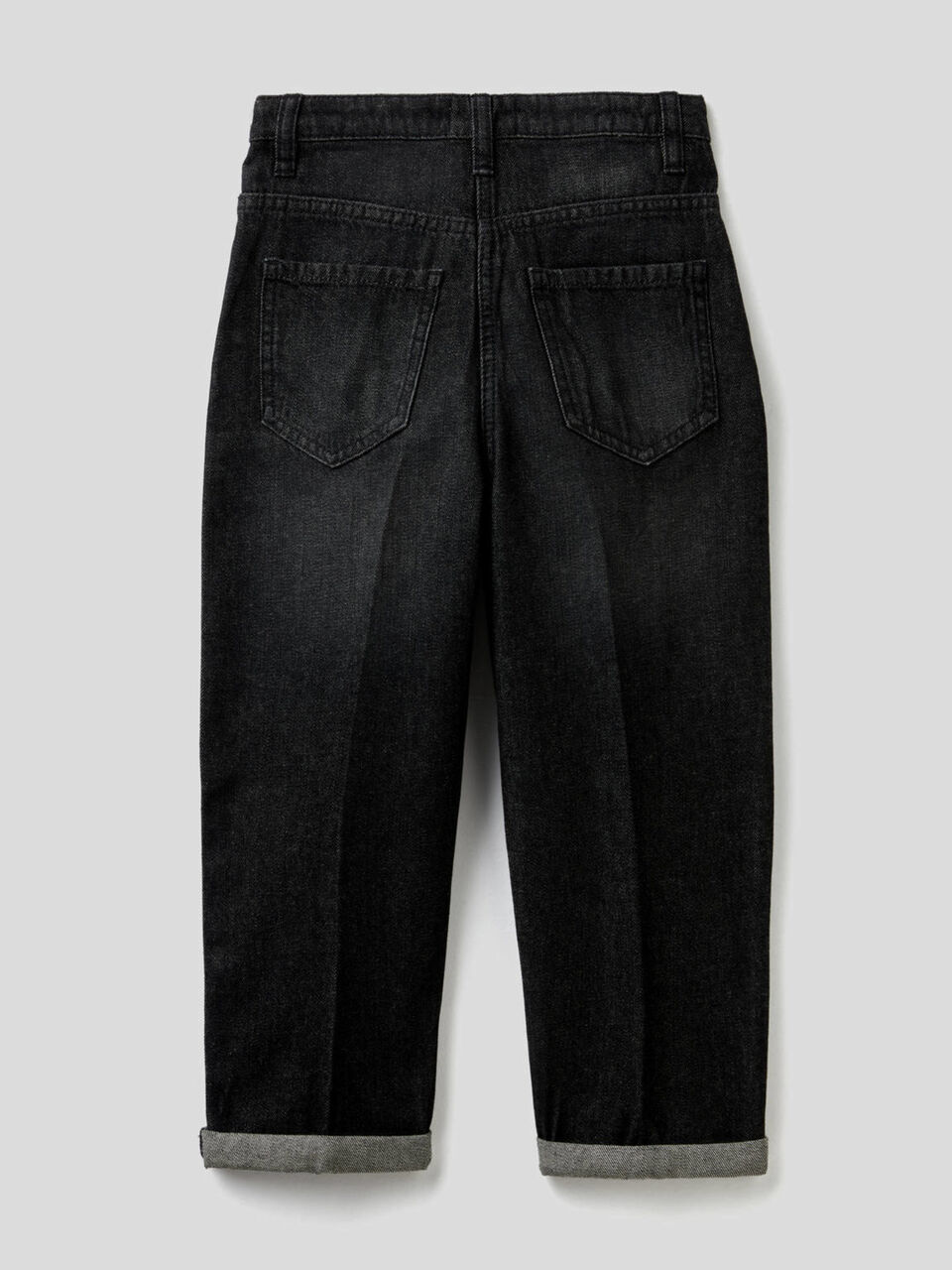 Mom fit jeans in 100% cotton denim image number 2