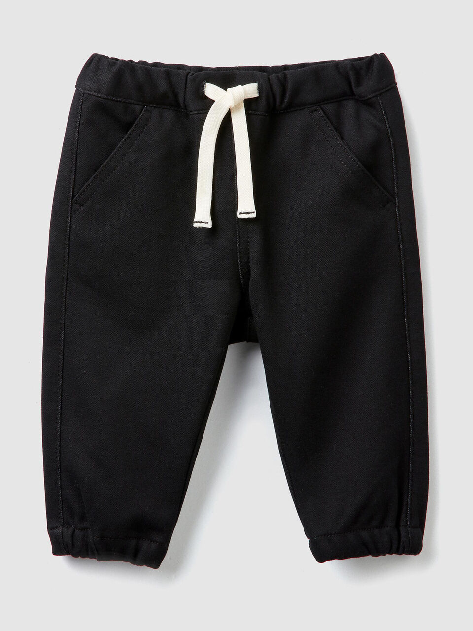 Stretch trousers with elastic image number 1