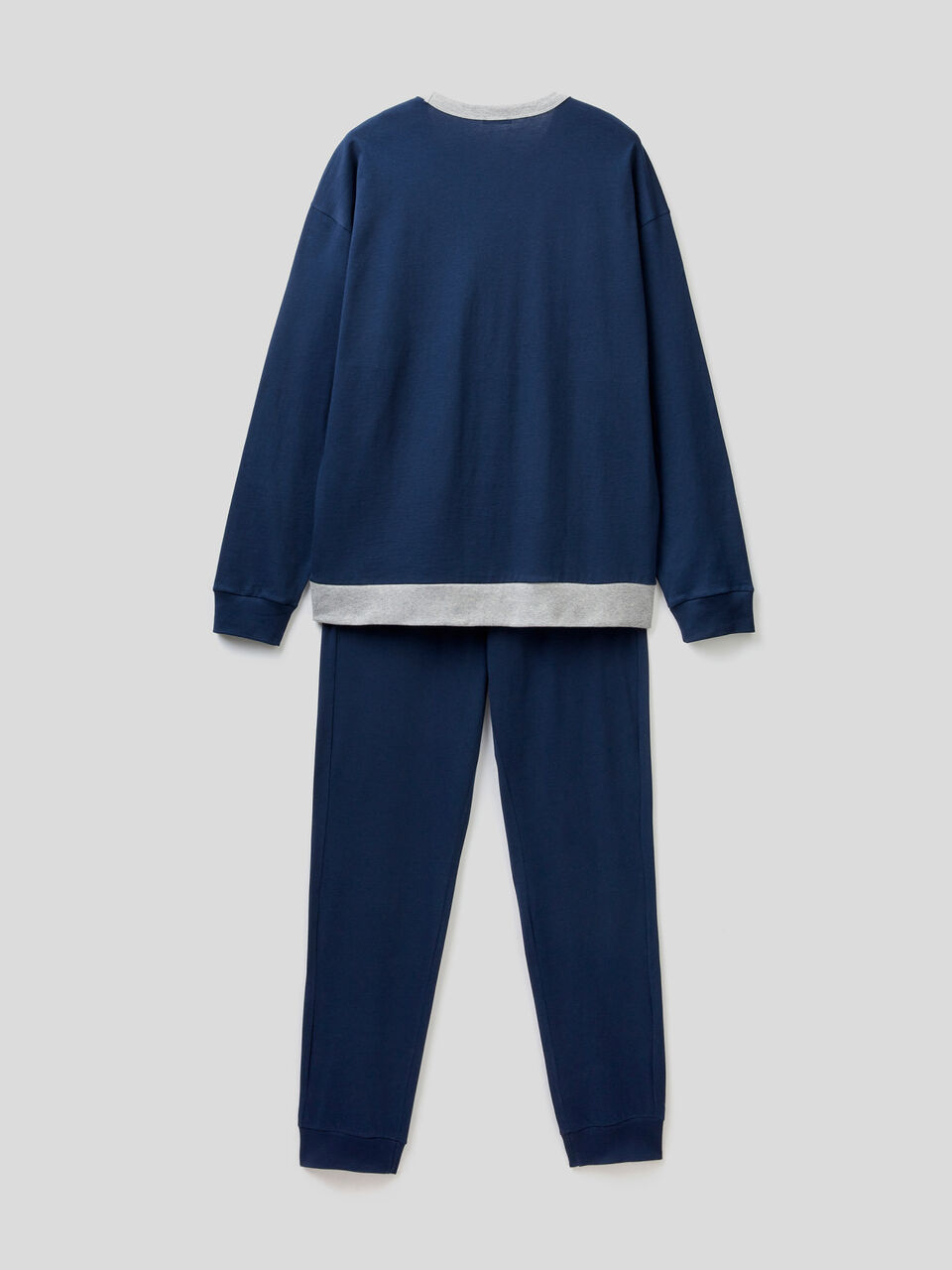 Two tone pyjamas in pure cotton image number 2