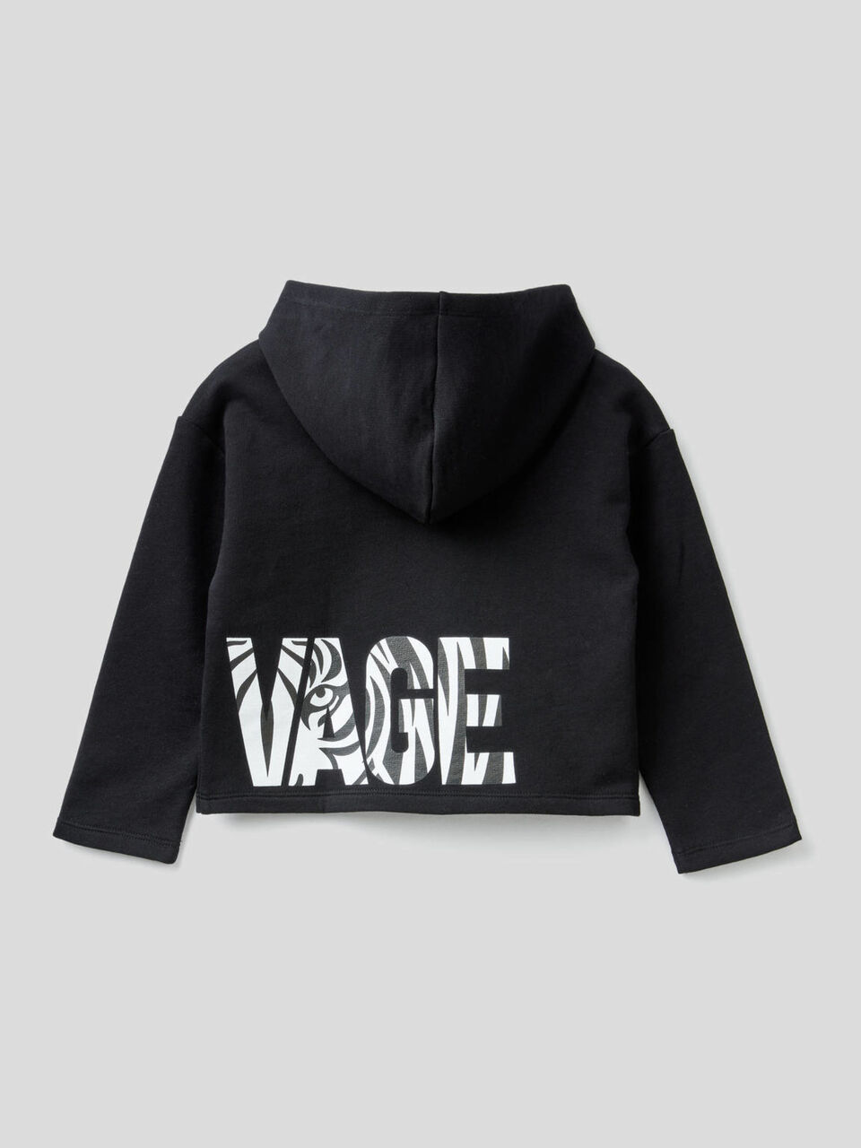 Boxy sweatshirt in pure cotton image number 2