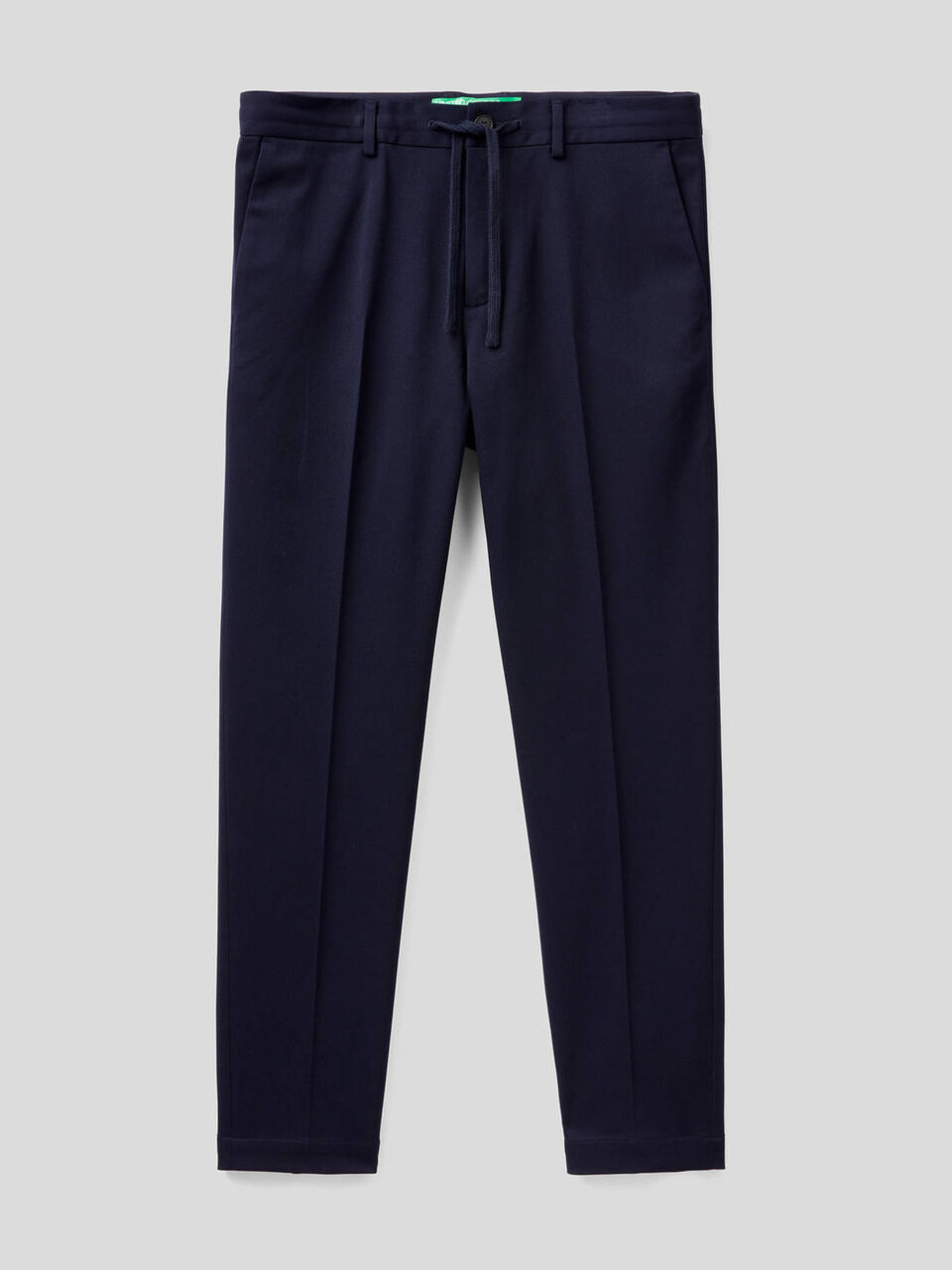 Regular fit trousers with drawstring image number 1
