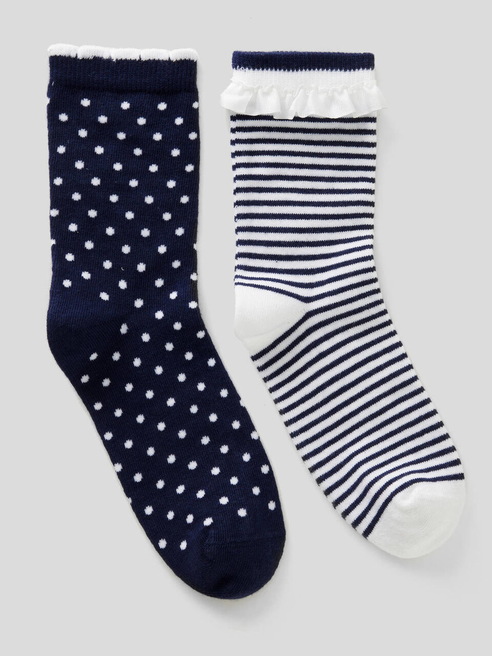 Two pairs of patterned socks image number 1