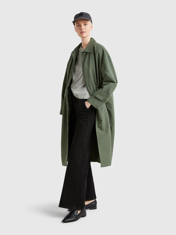 Flared jeans with zip Women