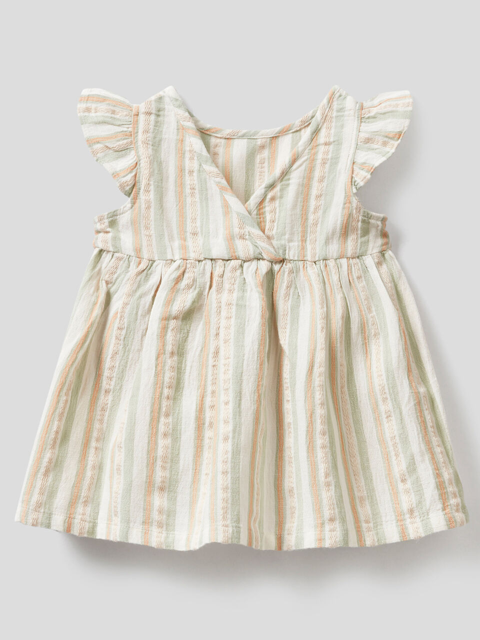 Striped dress with crisscross on the back image number 2