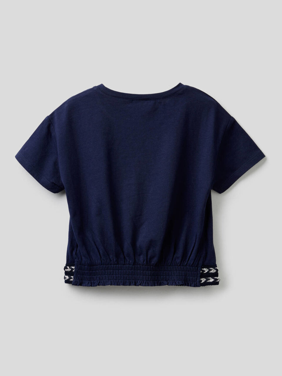 Cotton t-shirt with cropped pocket image number 2