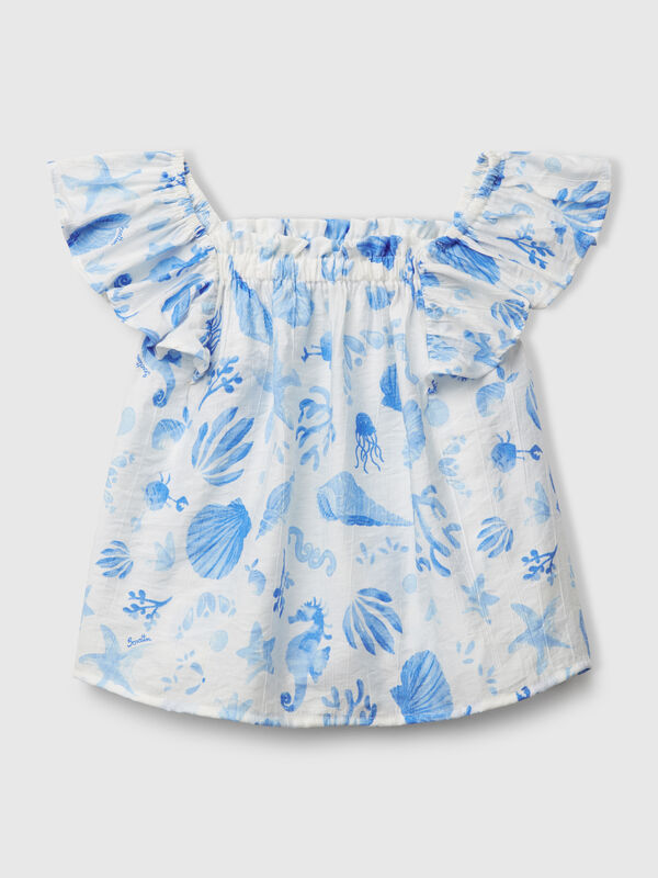 Top with floral print Junior Girl