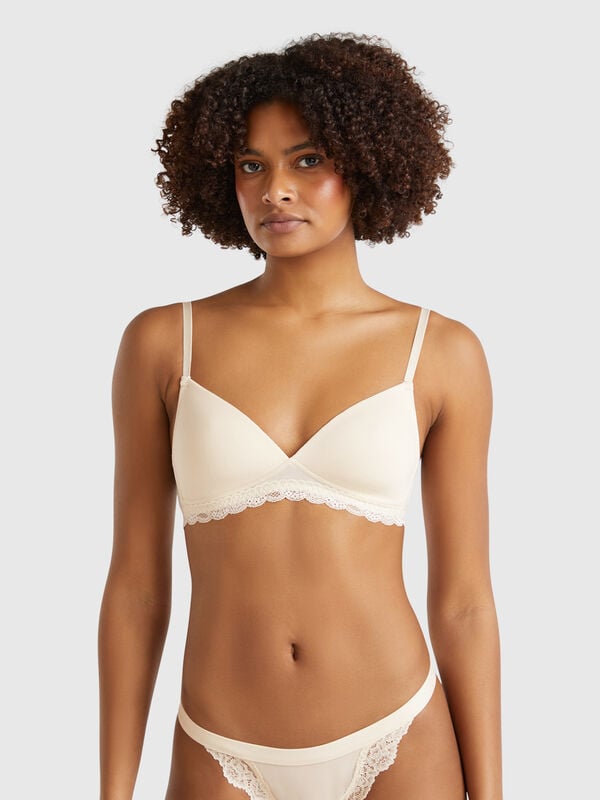 Padded bra in stretch Modal® Women