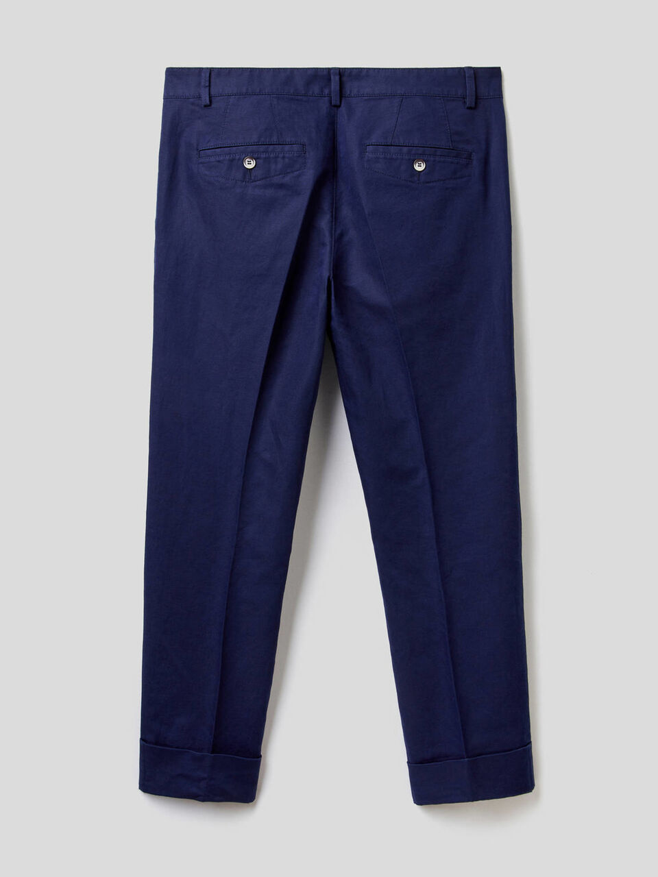 Trousers in linen blend image number 2
