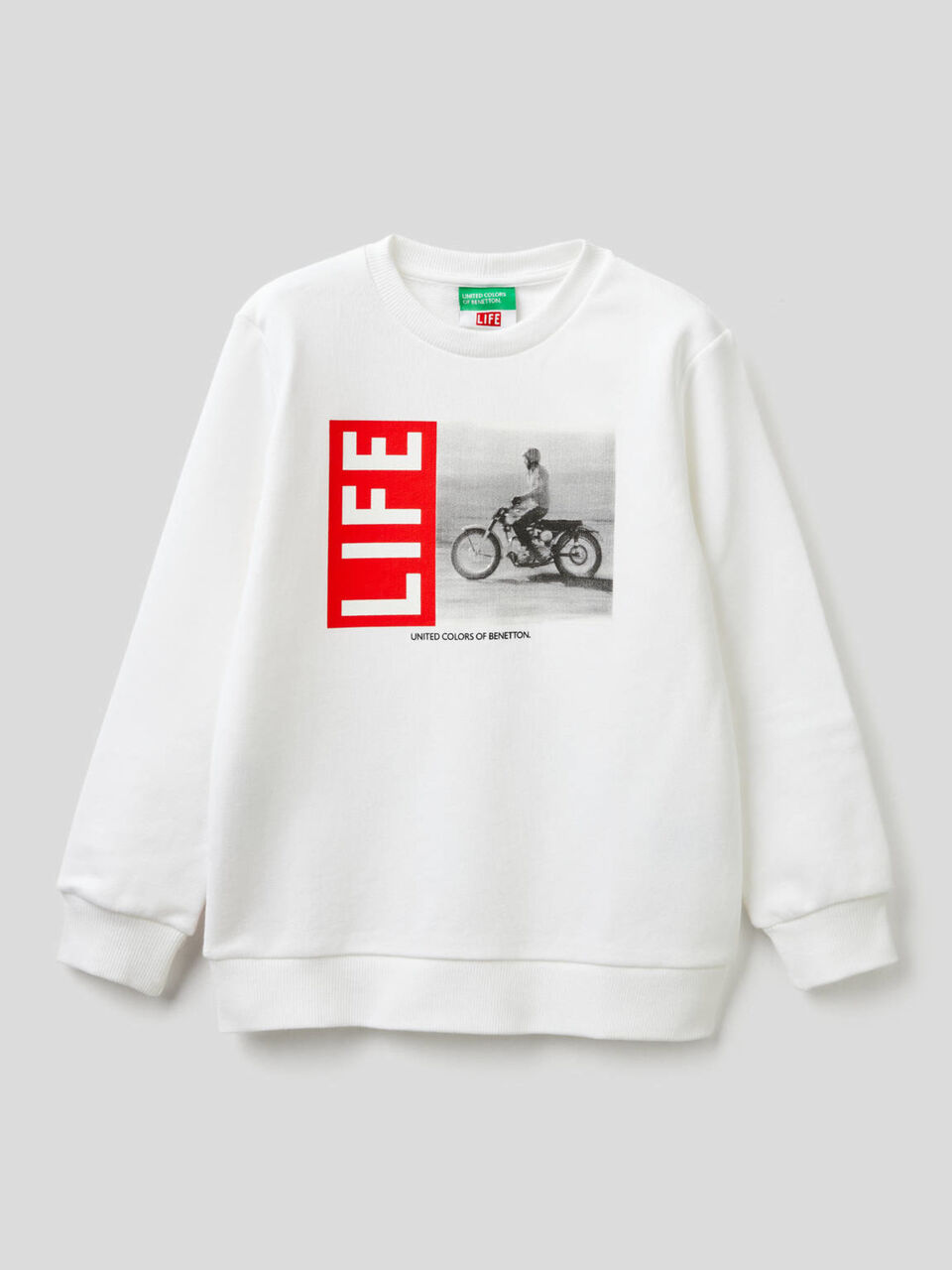 Life sweatshirt in 100% organic cotton image number 1