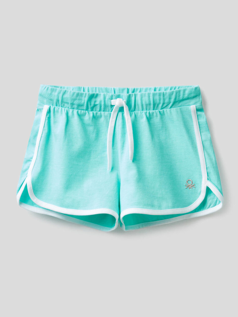 100% cotton runner style shorts image number 1