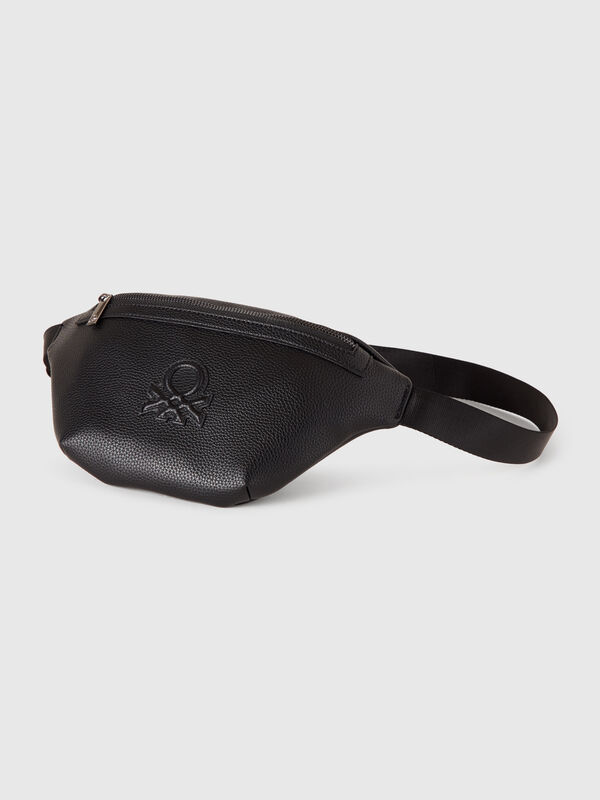 Bum bag in imitation leather fabric Men